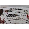 Image 2 : Jewelry Bead Necklaces+ Earrings