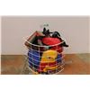 *Wire Corner Basket - (2) Kids Life Jackets