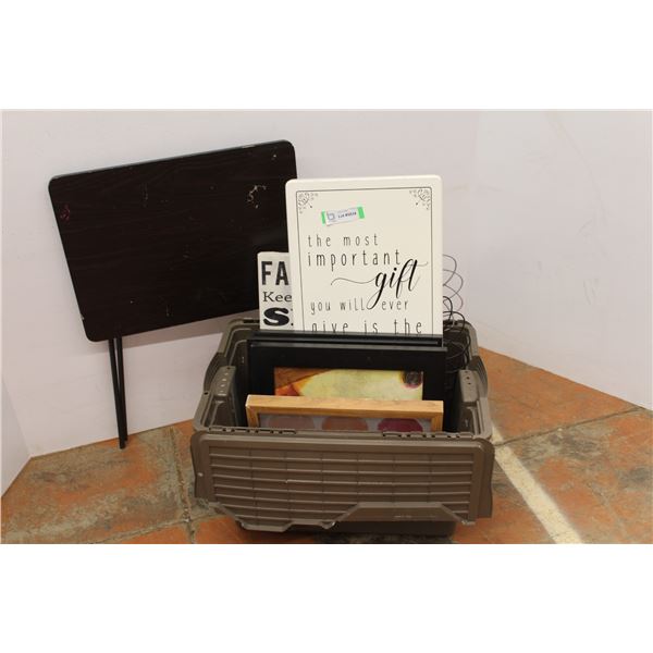 *Tote Wall Hanging Art - Sm Folding Table
