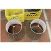 Image 3 : *(2) Milk Plastic Crates - Wardrobe Case - (2) Lamp Shades