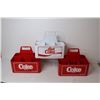 Image 2 : (3) Plastic Coca-Cola Cases