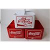 Image 4 : (3) Plastic Coca-Cola Cases