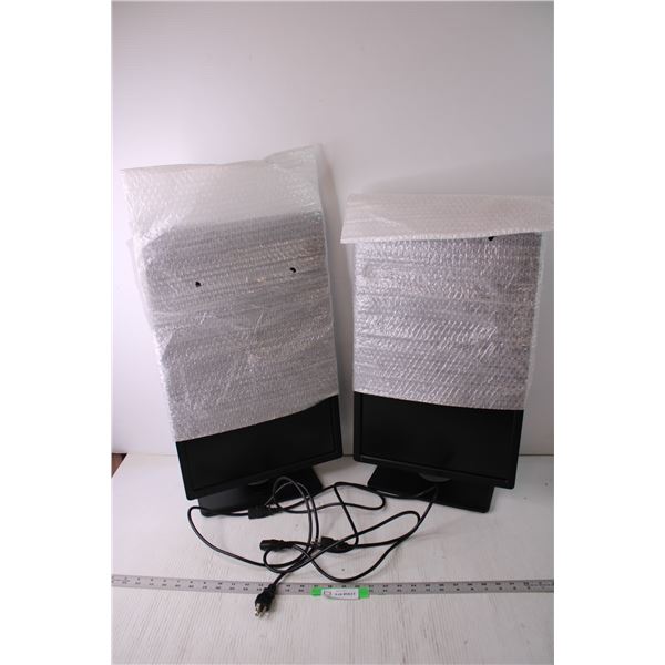 (2) Dell U2413 MB Monitors on Stands