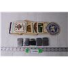 Image 1 : Coasters and Assorted Lighters