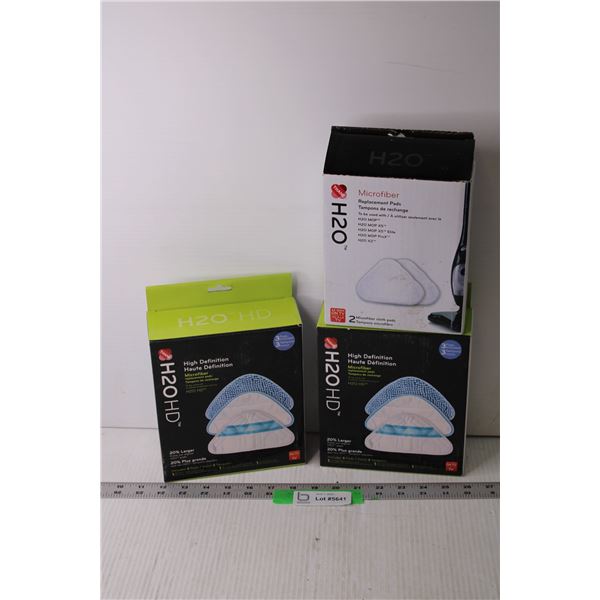 (3) Microfiber Mop Replacement Heads (NIB)