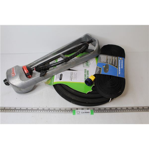 (2) 50' Soaker Hoses - Lawn Sprinkler