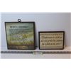 (2) Wall Art Sayings