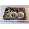 Lot of Screws - Nails - Bolts - Tarp Strap - Toilet Roll Holder
