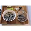 Image 3 : Lot of Screws - Nails - Bolts - Tarp Strap - Toilet Roll Holder
