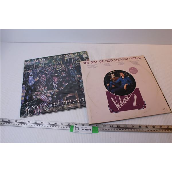 (2) Rod Stewart Records LP