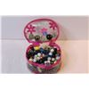 Image 4 : Plastic Container of Assorted Marbles