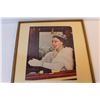 Image 2 : Framed 1953 Magazine Cut-out of Queen Elizabeth II
