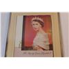 Image 2 : Framed Magazine Cut-out of Queen Elizabeth II