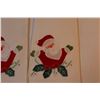 Image 5 : (2) Cloth Christmas Napkins - Metal Trivet