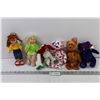 Image 1 : Lot of Beanie Babies Blue Bear with Mask and More
