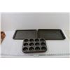 Image 1 : (2) Baking Sheets+ Muffin Tin