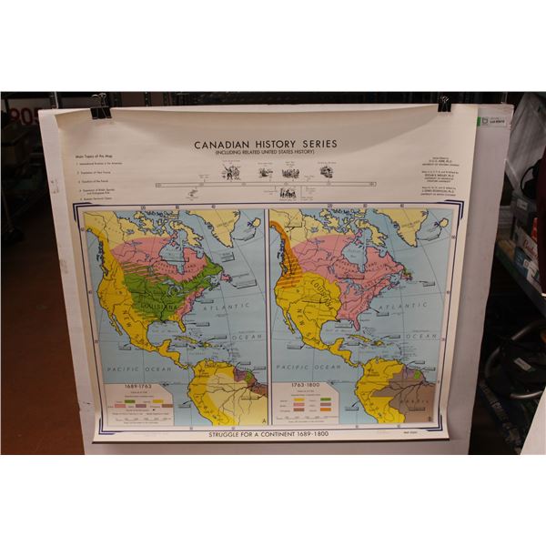 Canadian History Series Poster 1689-1800