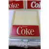 Image 4 : (3) Coca Cola Plastic Signs