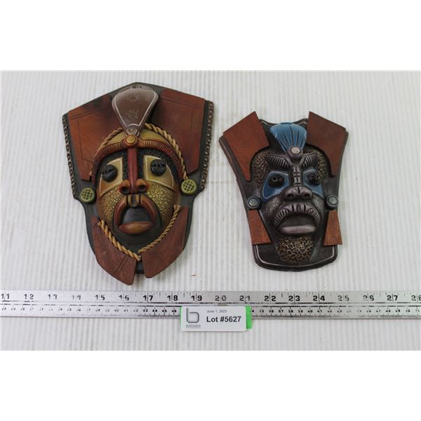 (2) Tiki Masks