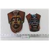 Image 1 : (2) Tiki Masks