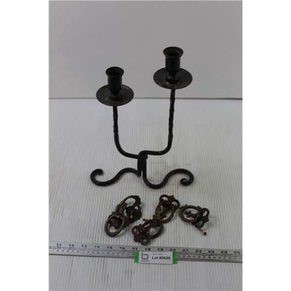 Cast iron Candle Holder+ Parts