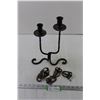 Image 1 : Cast iron Candle Holder+ Parts