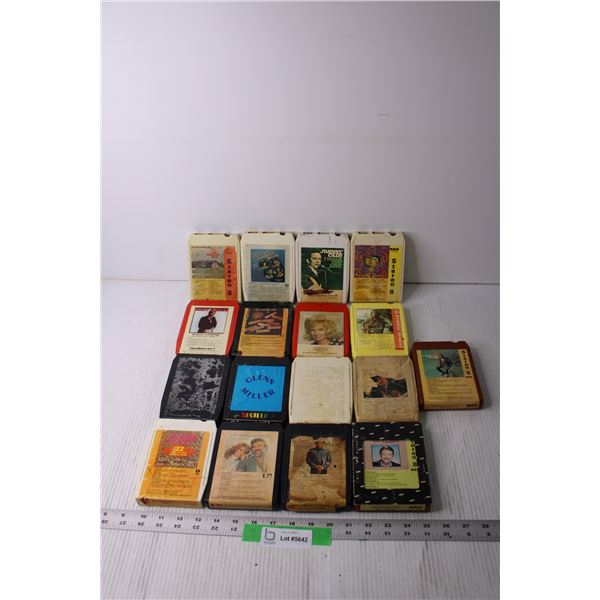 Assorted 8 Tracks - Dolly Parton, Johnny Cash