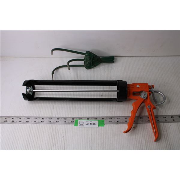 Caulking Gun and Garden Tool