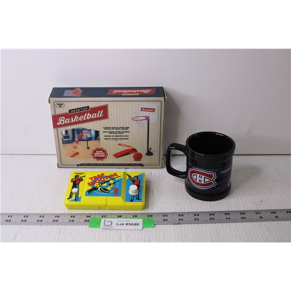 NHL Montreal Canadiens Mug, Basketball and Shooting Games