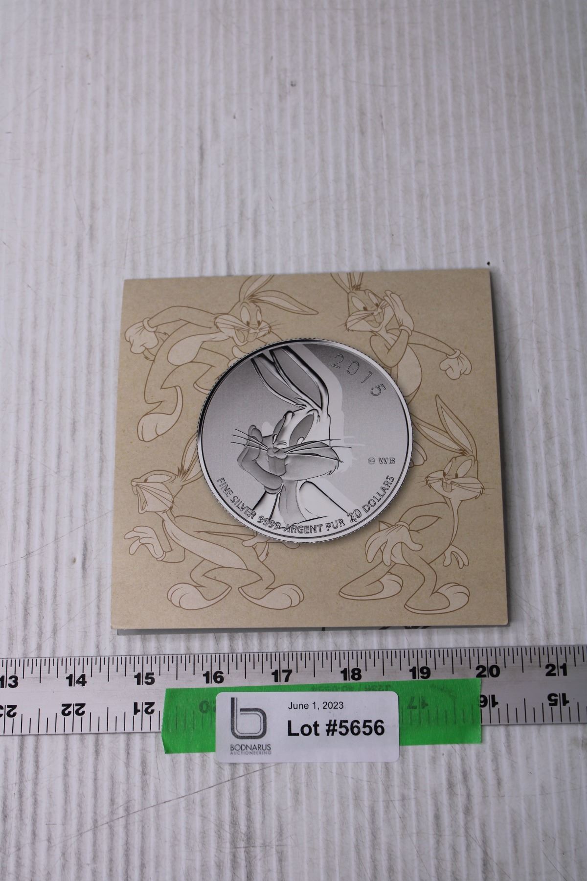 2012 Fine Silver Dollar Bugs Bunny NIB Bodnarus Auctioneering 2012-fine-silver-dollar-bugs-bunny-nib-bodnarus-auctioneering
