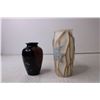 Image 4 : Antique Phoenix Glass Vase + Darker Antique Vase (One Chip)