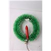 Image 4 : Vintage Light Up Christmas Wreath (Working)