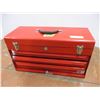 Image 1 : *3-Drawer Red Tool Box w/ Key