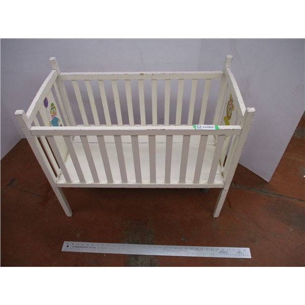 *Vintage Wooden Doll Crib