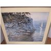 Image 2 : *Framed Art "Winter Cruise" Signed David Barker (41.5x37)