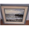 Image 2 : *Framed Oil Painting "Quiet Evening" Signed Walter Wiebe (28.5x24.5)
