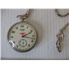 Image 2 : Marathon 18 Jewels Train Themed Pocket Watch on Chain