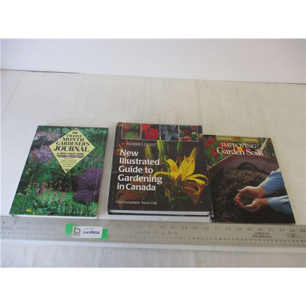 (3) Gardening Books