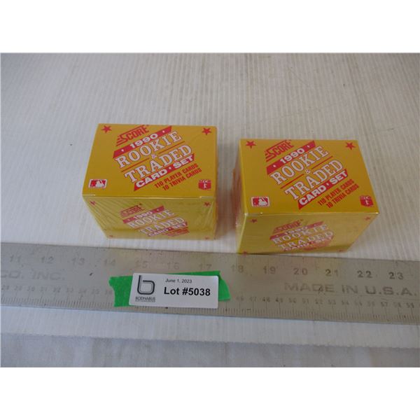 (2) Boxes of 1990 Score MLB Trading Cards (NOS)