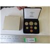 Image 1 : 1975 Royal Canadian Mint 7-Coin Set ( Indigenous Canoeing )