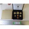 Image 1 : 1972 Royal Canadian Mint 7-Coin Set ( Indigenous Canoeing )
