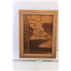 Image 1 : Wooden Golf Picture (Kim Murray) 19x15