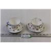 Image 1 : (2) Shelley Bone China Cups and Saucers