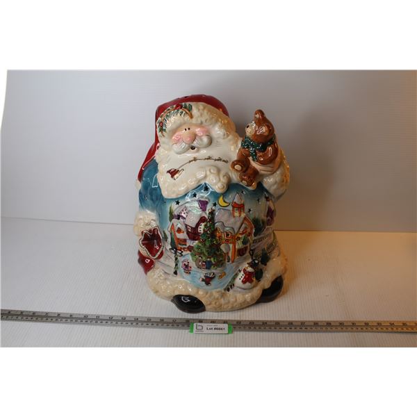 Blue SkyTea Light Santa