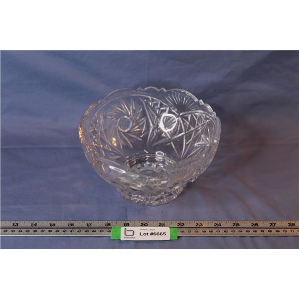 Pinwheel Crystal Bowl