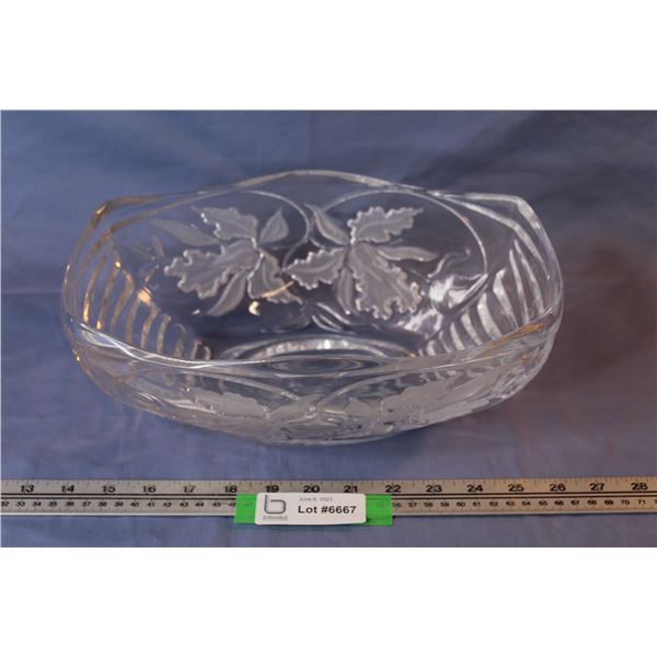 Heavy Crystal Dish