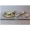 Image 1 : Vintage Gravy Boat - Royal Winsor Tea Cup, Sugar & Creamer