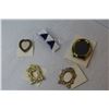 Image 3 : (4) Small Photo Frames - Hair Clip - (4) Pair of Earrings