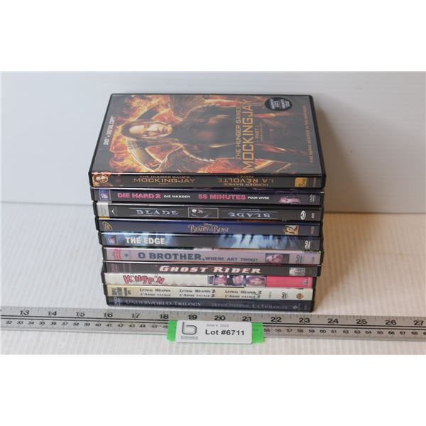 (10) DVD - Adult - Action - Family - Childrens