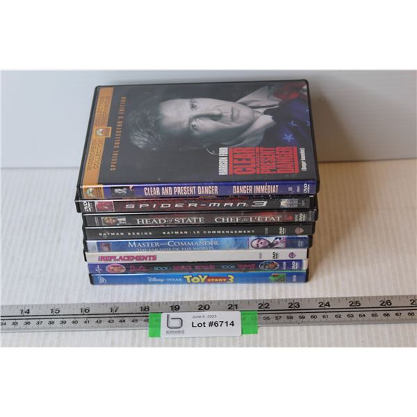 (8) DVD - Childrens - Adult